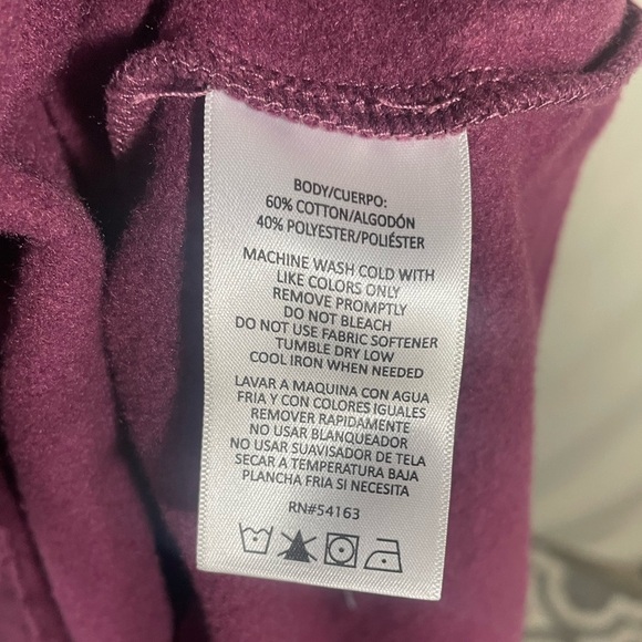 Calvin Klein Women's Relaxed Fit Logo Drop Shoulder Fleece Pullover Large - Picture 6 of 6